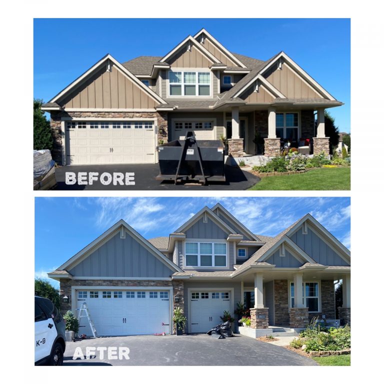 Exterior Painting Before and After